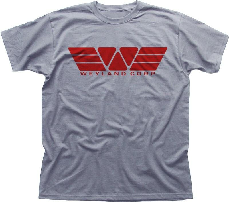 

WEYLAND Corporation YUTANI ALIENS PROMETHEUS heather red t-shirt 09868 5XL різнокольоровий