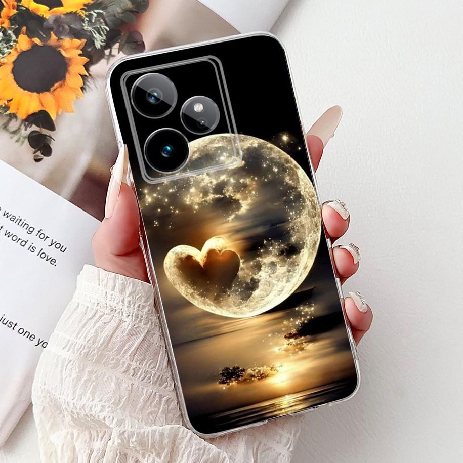 For Realme GT7 2025 Case RMX6688 Cover New Fashion Flower Marble Soft Silicone Phone Cases For Realme GT 7 Pro 7T Realme7 Fundas