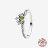 925 Sterling Silver Open Ring Style  Paved Heart Butterfly Flower Colorful Gemstone Ring For Women Daily Wear Jewelry Gift 2026