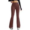 Damen Yoga-Hose mit hoher Taille und weitem Bein mit Taschen