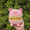 Creative burger pig doll plush toy cute fun burger dog burger bear burger capybara doll birthday gift