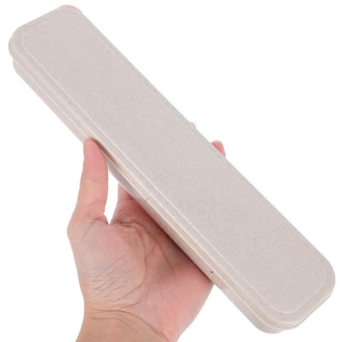 Ciieeo Portable Cutlery Box, Lightweight Travel Dish Storage Case with Spoon and Chopstick Organizer, Multi-Purpose Plastic Tableware Organizer