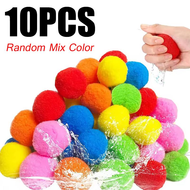 10/30/42/50/60PCS Water Balls Funny Outdoor Games Props Suitable for Swimming Pool Beach Party Interactive Summer Water Toys ZYF