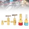 R1234YF to R134A Quick Coupler Kit, Self Sealing, High Pressure Adapter, Car AC Charging, Brass Material, Construction Tap