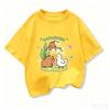 Girls Clothes Capibara Kids Clothing Tees Summer Printed Cartoon Short Sleeve Tshirt Girls Loose Casual Crewneck Tops T Shirts