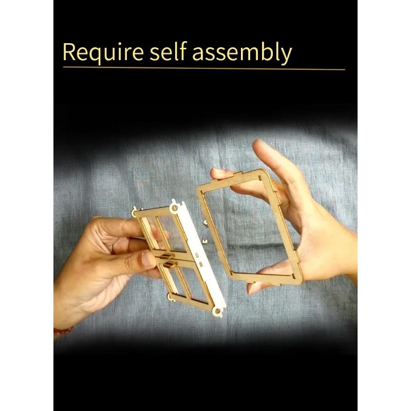 3D Holzpuzzle Nachtlicht, Holzpuzzles für Erwachsene Nachttischlampe, DIY 3D Holzpuzzles LED-Licht, Kreative Geschenke für Familie Freunde