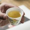 White Unglazed Porcelain Gongfu Tea Tasting Cup for Entertaining and Brewing, Customizable Jade Ceramic Cup for Home Use.