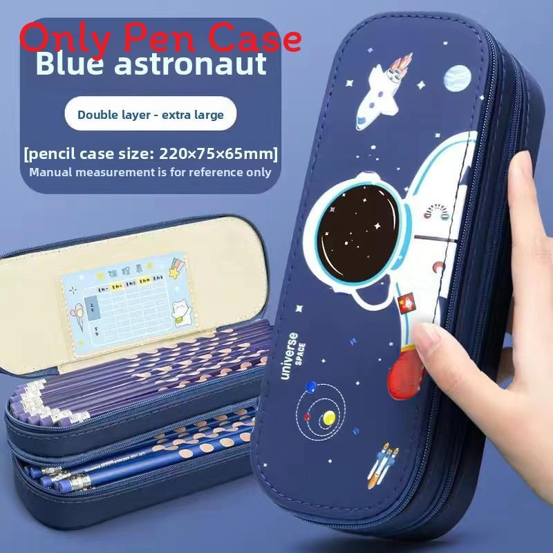 Weltraum-Astronauten-Federmäppchen aus wasserdichter Plane für Kinder und Schüler