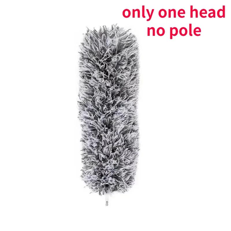 

Выдвижная тряпка из нержавеющей стали 2,8 м с длинной ручкой, щетка для чистки автомобиля, инструменты для уборки куриной пыли, микрофибровая тряпка для дома