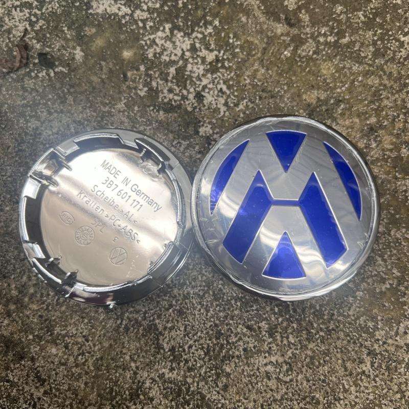 4pcs 65mm Car Wheel Center Hub Cap for VW Wolfsburg Edition Golf GTI R Logo Badge Hubcaps OEM 3B7601171