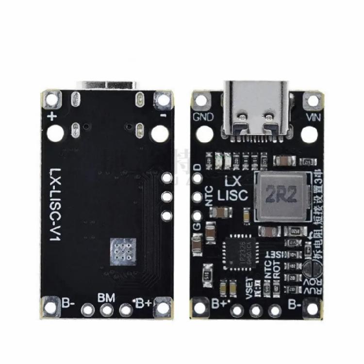 15W Lithium Battery Pack Charging Board 2S/3S Boost Quick Charging Module Type C Charging Module with Indicator