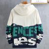 Frühling und Herbst Fatty Kapuzenpullover Herren Plus Size Jacke Lose Teenager Student Lässig Bedruckter Hoodie 4XL-10XL