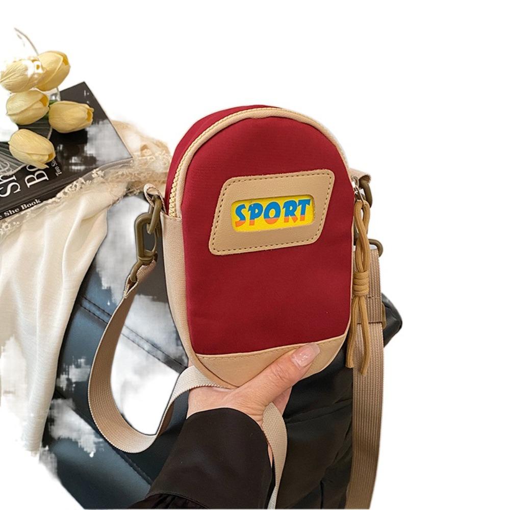 Casual Small Square Bag Large Capacity Mobile Phone Pouch Canvas Crossbody Bag  Travel