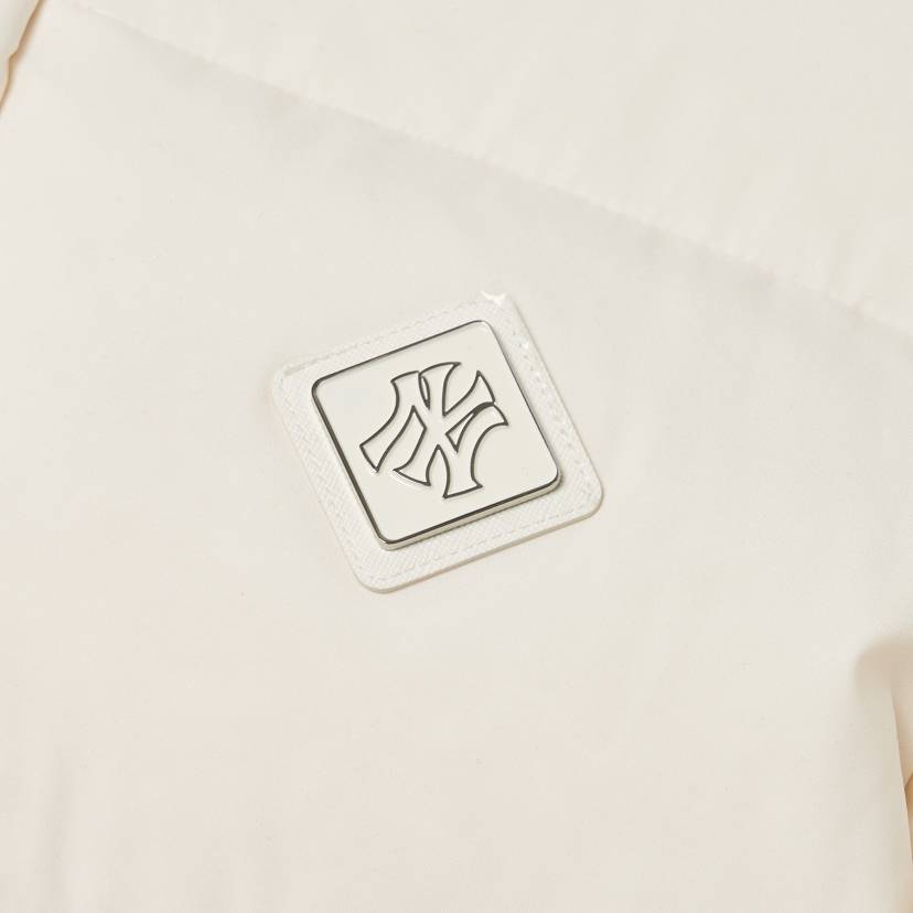 New MLB New York Yankees Down Jacket Long Unisex White 3ADJB0926-50CRS