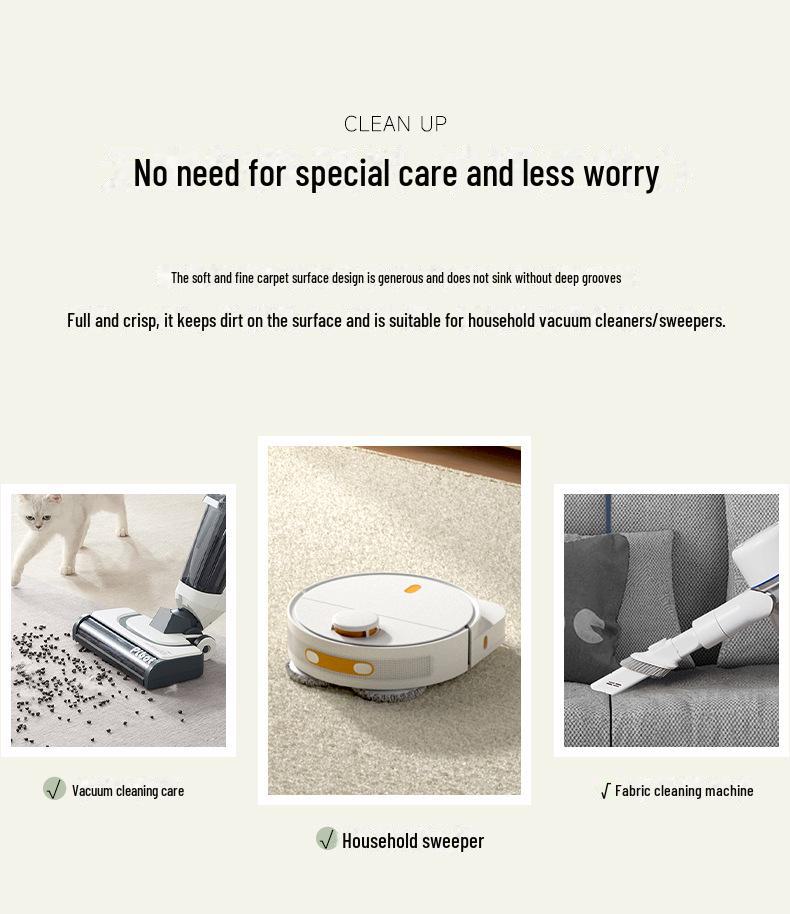 2024 Waterproof Anti-Fouling Washable Diatom Silk Sofa Carpet for Living Room - Light Luxury Autumn/Winter Edition