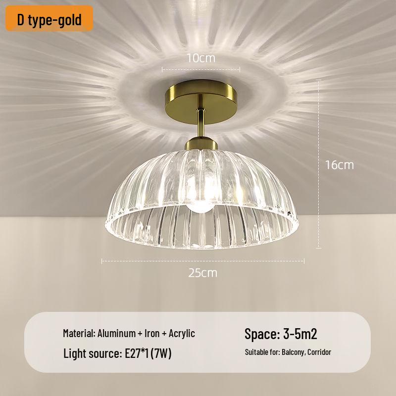 Nowoczesna Minimalistyczna Lampa Sufitowa w Kształcie Kwiatu do Korytarza, Klatki Schodowej, Balkonu lub Foyer