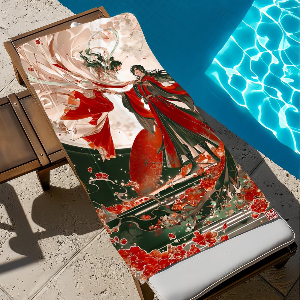 T-tian G-guan Ci Fu anime Towel Beach Quick Dry Soft Pool Towels Gift for Travel Gym Shower Camping sports