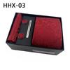 Paisley Men'S Tie Square Cuff Tie Clip Gift Box Set Business Casual Tie Black Gift Box