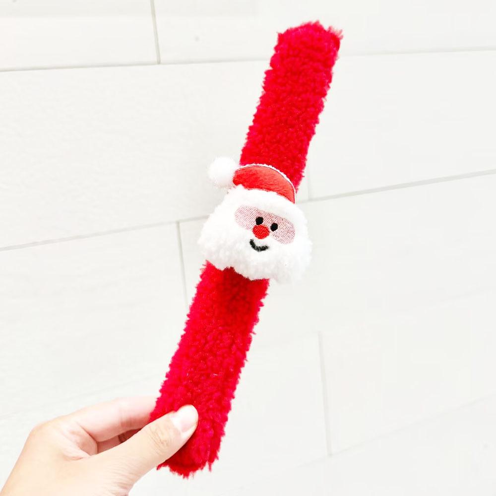 

Christmas Plush Snap Bracelet - Festive Wrist Decor