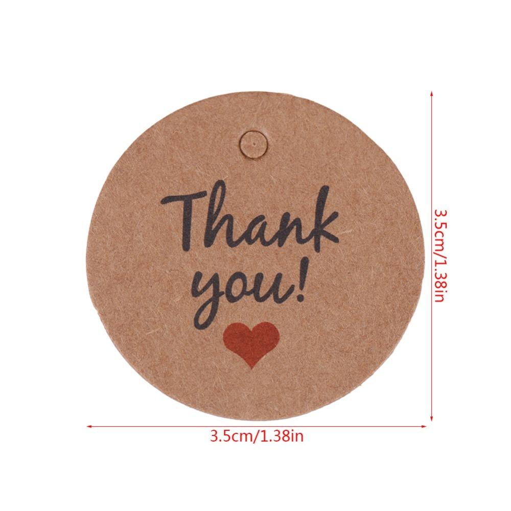 100pcs Round Shape Gift Tags With String Kraft Paper Tags Handmade Hang Label  Home Made Crafts