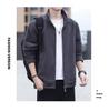 Men's Spring/Autumn Stand Collar Sherpa Fleece Hoodie Cardigan