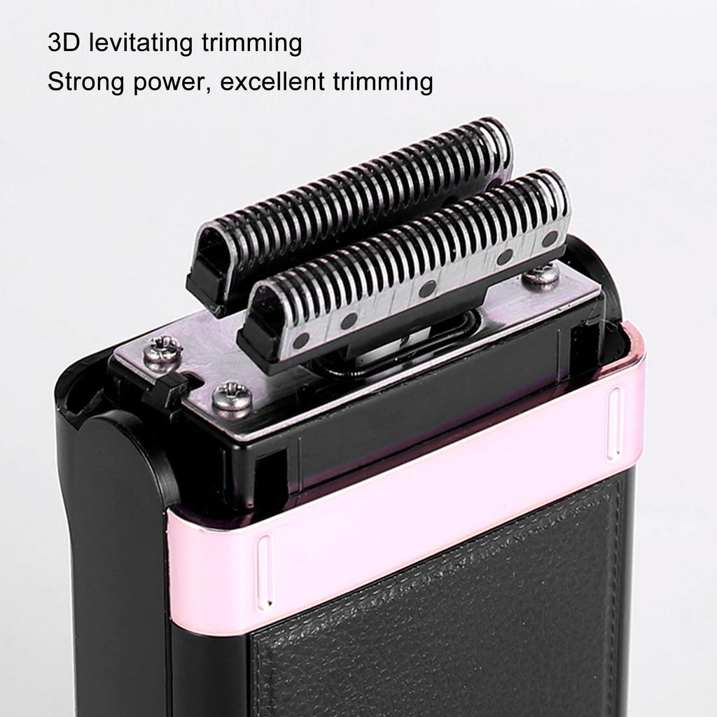 Beard Trimmer Multifunction Efficient Powerful Retro Mini Portable Electric Beard Clipper for Home Travel