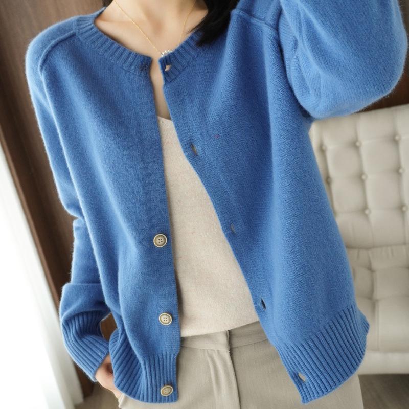 Damen Strickjacke Frühling 2024: Langarmjacke, heiß verkaufter Pullover für Frühling/Herbst