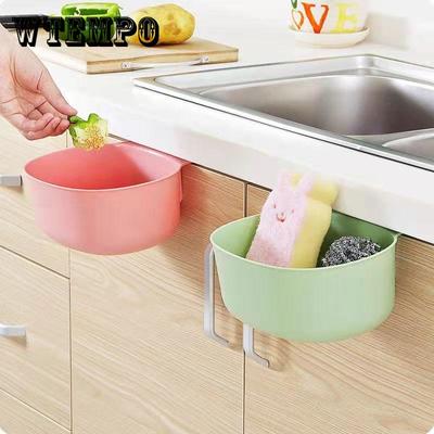 3Pcs Wall-mounted Trash Can Sink Storage Box Kitchen Cabinet Door Hanging Trash Can Plastic Storage Box Trash Basket Kitchen Organizer