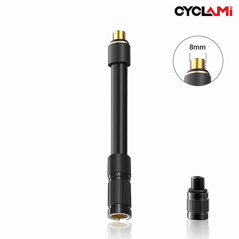 8mm Bicycle Air Pump Extension Tube Pump Bicycle Hose Air Pump Connector Bike Air Pump Tire Inflator Nozzles For A2 A2S A3 A3MAX 1 PCS