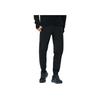 Li-Ning Quick-Dry Logo Print Knitted Sports Pants With Elastic Waist Men Bottoms Black AYKT197-1