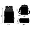 Rucksack Reiselaptoptasche 3-teiliges Set Schultasche, Federmäppchen, Rucksack