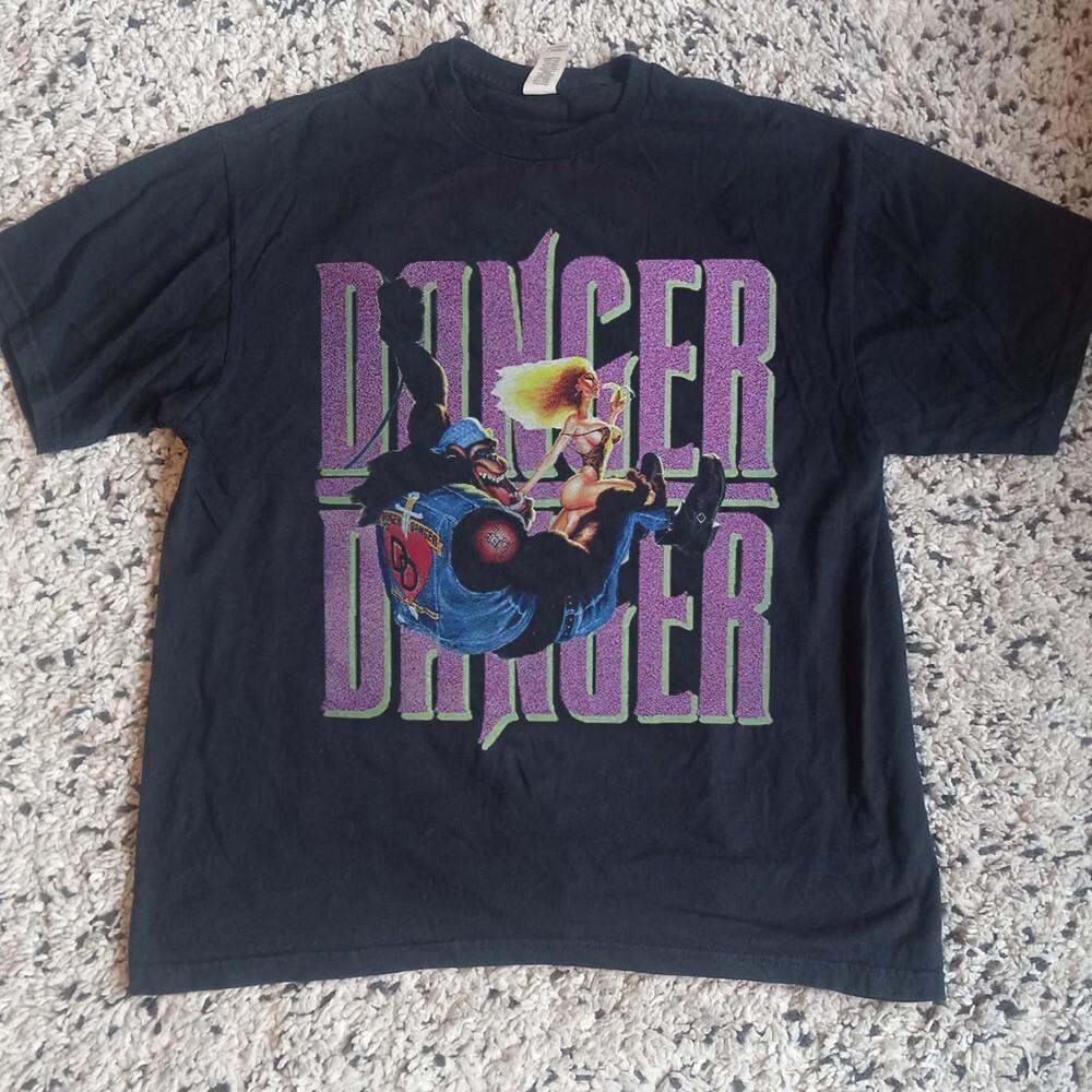 Классическая футболка Danger Danger Унисекс Унисекс S-5XL Футболка 9D135 Унисекс Футболка S