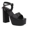 12CM Super High Heels Platform Sandals Women Shoes Summer 2025 New Black White Thick Heeled and Soled Women's Sandals WSH5320