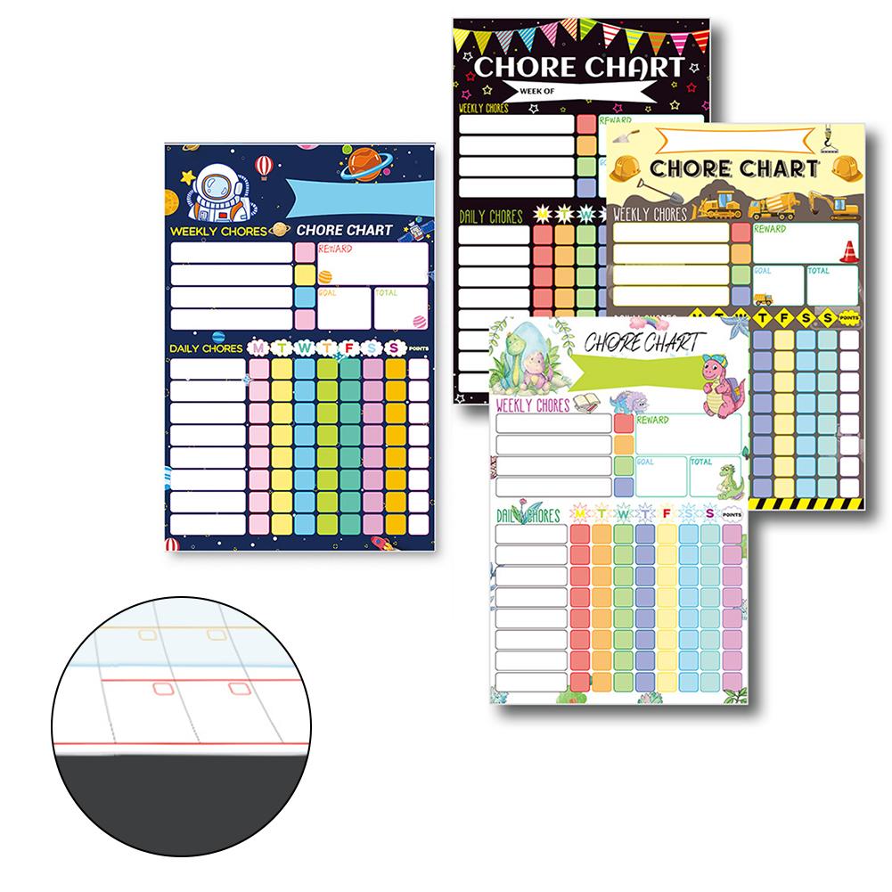 Stay Organized with a Magnetic Weekly Planner Premium Dry Erase Finish Fully Magnetic Backing for Secure Placement On Fridge