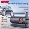 Deli 12V Portable Car Air Pump with Tire Pressure Gauge