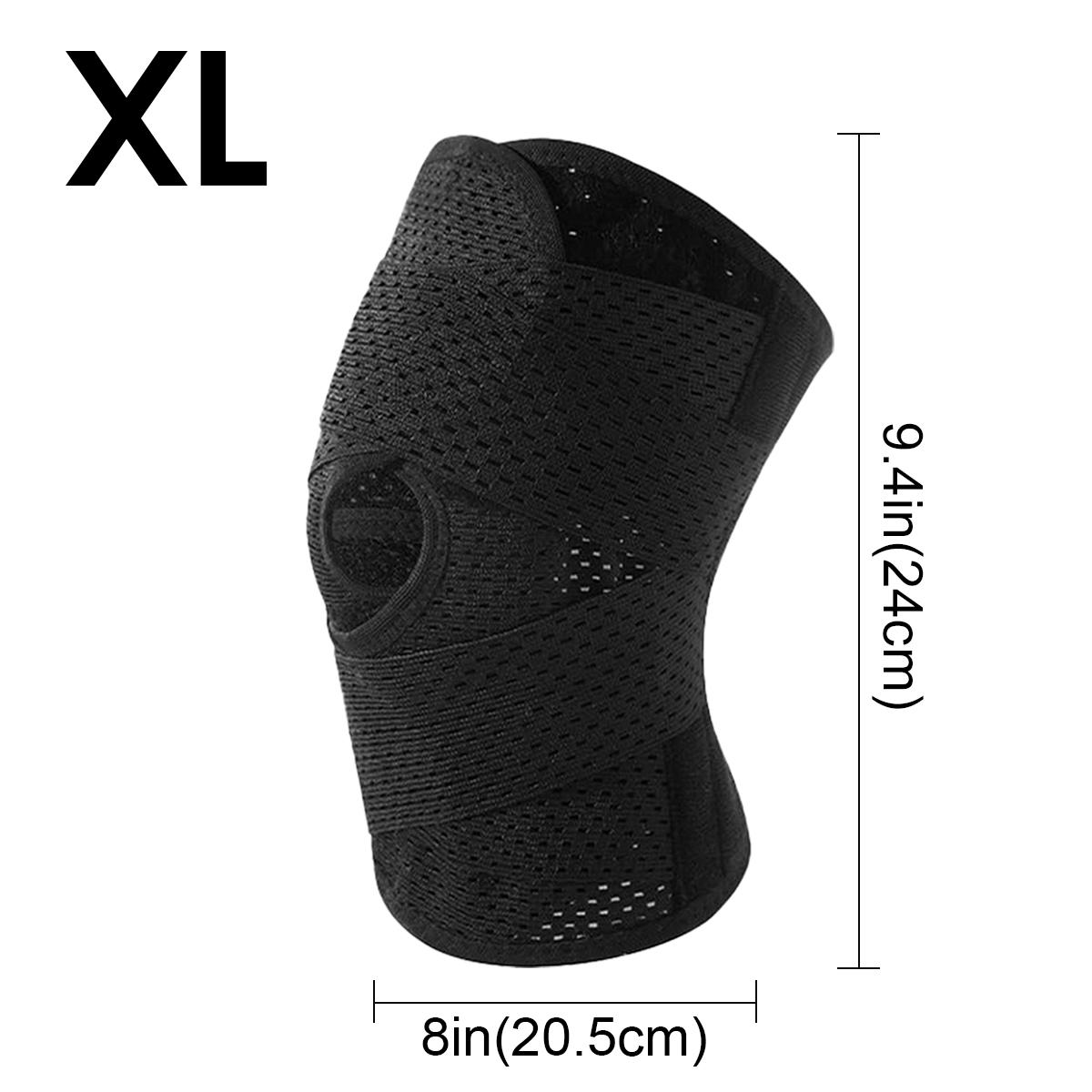 Adjustable Velcro knee brace for sports- jump rope- running, tennis, anti-slip, and pressure-enhancing.