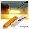 12V- 80V 6LED Trailer Side Clearance Marker Lamp Warning Lens Flashing Lights Truck Side Marker Lamp Marker