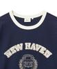 YALE New Haven Graphic Ringer T-Shirt_Navy