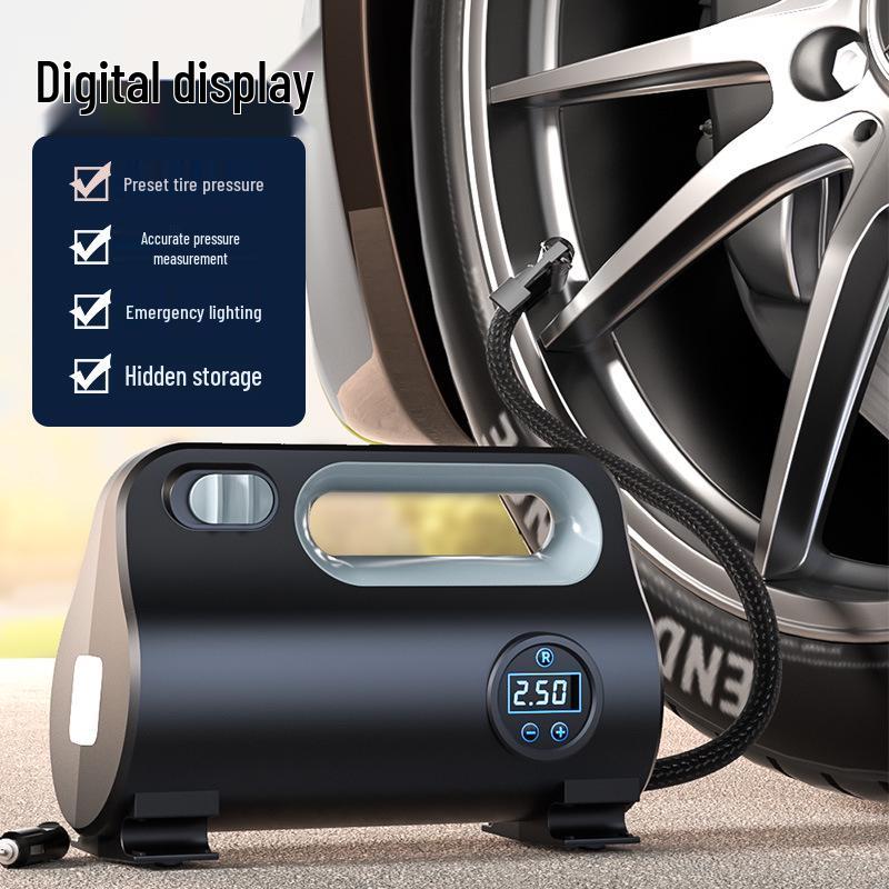Multi-function Portable Car Air Pump for Cross-Border and Household Use