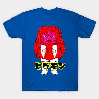 T-shirt Homme Noir Imprimé Pigmon Ultraman Impression sur Papier Transfert Sans Découpe Coton Tshirt