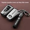 zfjpu3 Car Key Case Cover for Toyota Hilux Corolla Avensis Prado Fortuner RAV4 CHR 2 3 4 Buttons TPU Shell Accessories