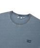 WACKY WILLY Denim-Like Small Logo Short Sleeve T-Shirt Light Blue