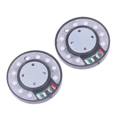 2Pcs 40Mm Speaker Unit For Diy Headset Excellent Sound Metal Driver Ring