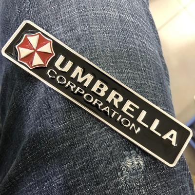1 Stück Metall UMBRELLA CORPORATION Emblem Abzeichen Aufkleber 3D Auto Styling