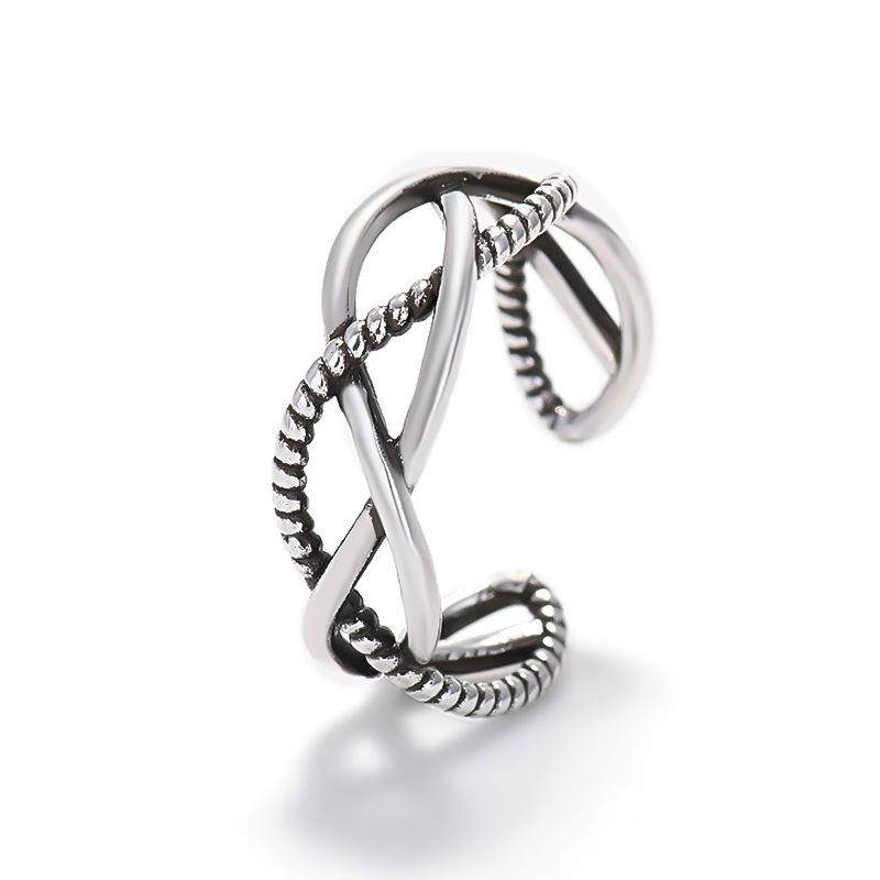 European & American Design: Light Luxury Tail Ring for Women & Men, Fade-Resistant, Fashionable Cross-Border Jewelry with Unique Personality.