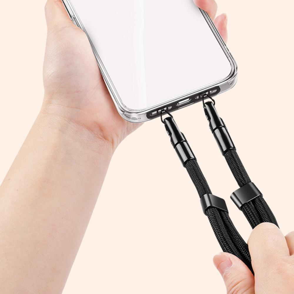 Double Buckle Crossbody Phone Strap Adjustment Detachable Mobile Phone Lanyard Long Anti Lost Phone Neck Straps