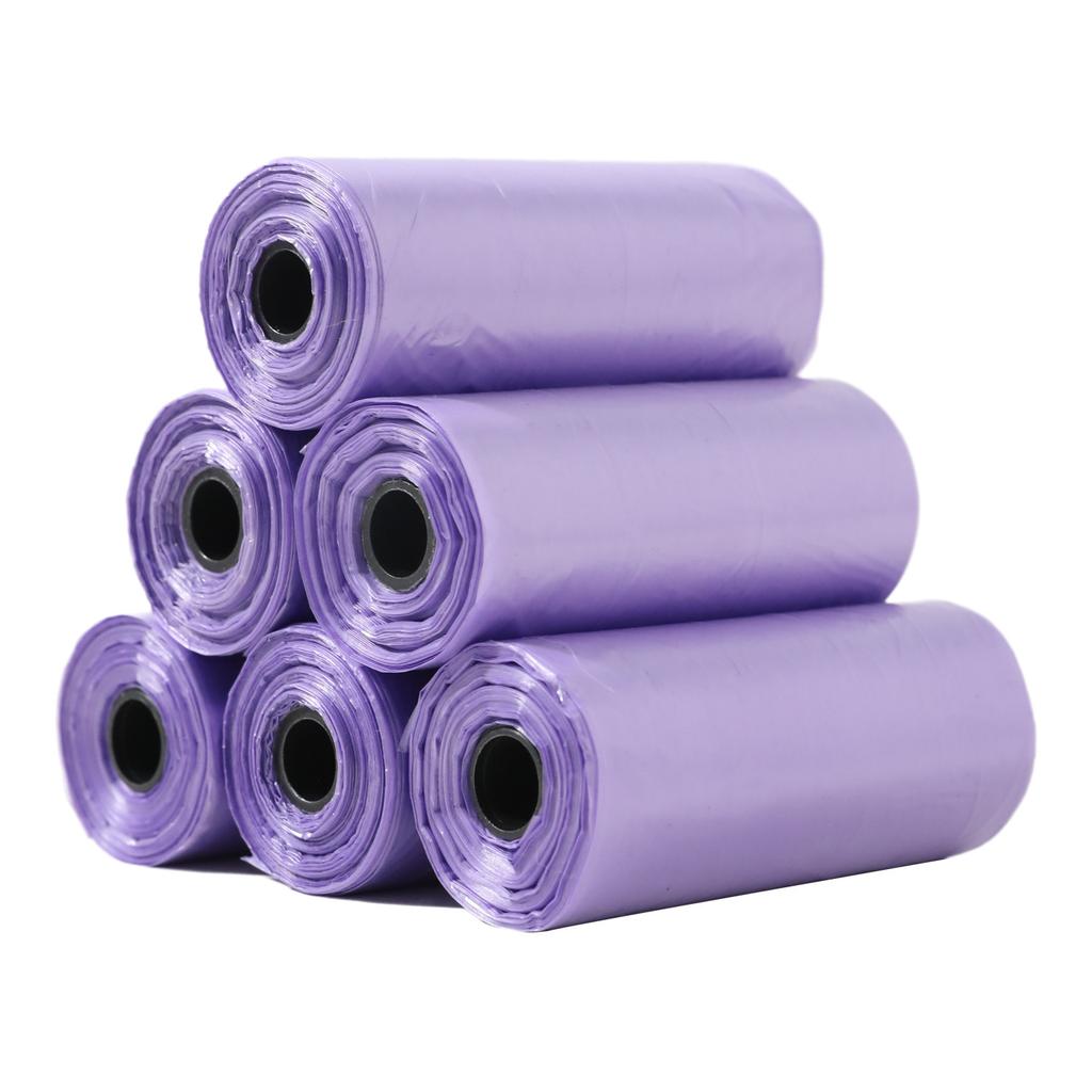 20 Single-color Pet Garbage Bags Per Roll, A Portable Cleaning Tool for Cats and Dogs