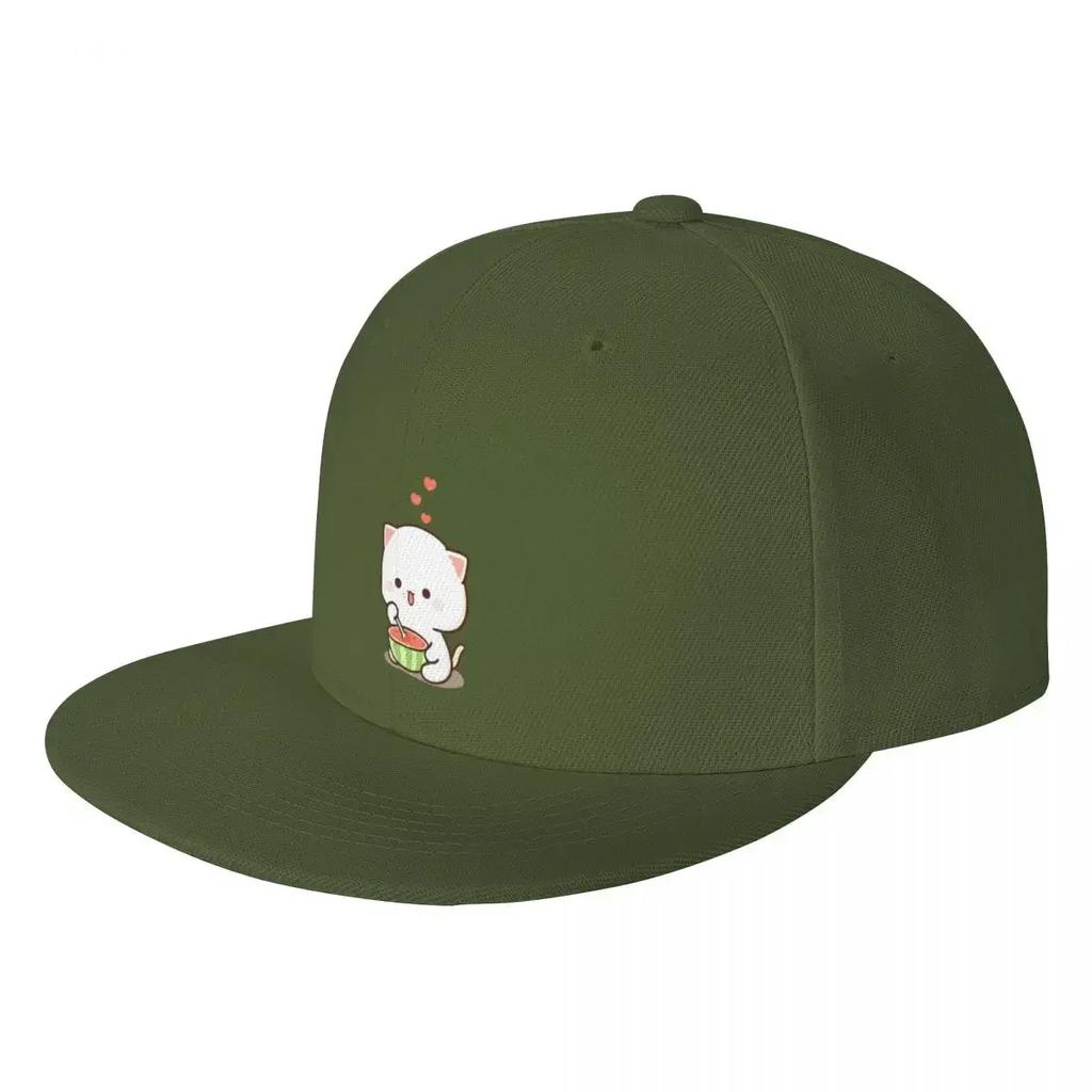 Mochi Mochi Peach Cat Long Baseball Cap Luxury Brand Anime Hat Luxury Hat Hats For Unisex Womens