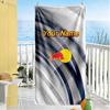 Bull Logo Customize Text Beach Towel Soft Durable Quick-Dry Suitable for Sports Travel Swimming Yoga Bathroom Beach And Pool