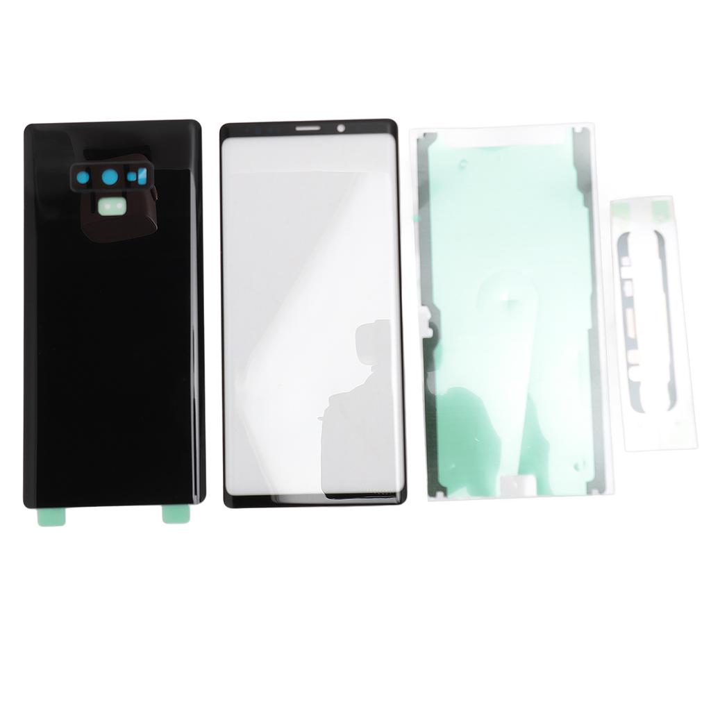 Back Glass Cover Front Glass Outer Screen Replacement with Pre Installed Camera Lens Phone Repair